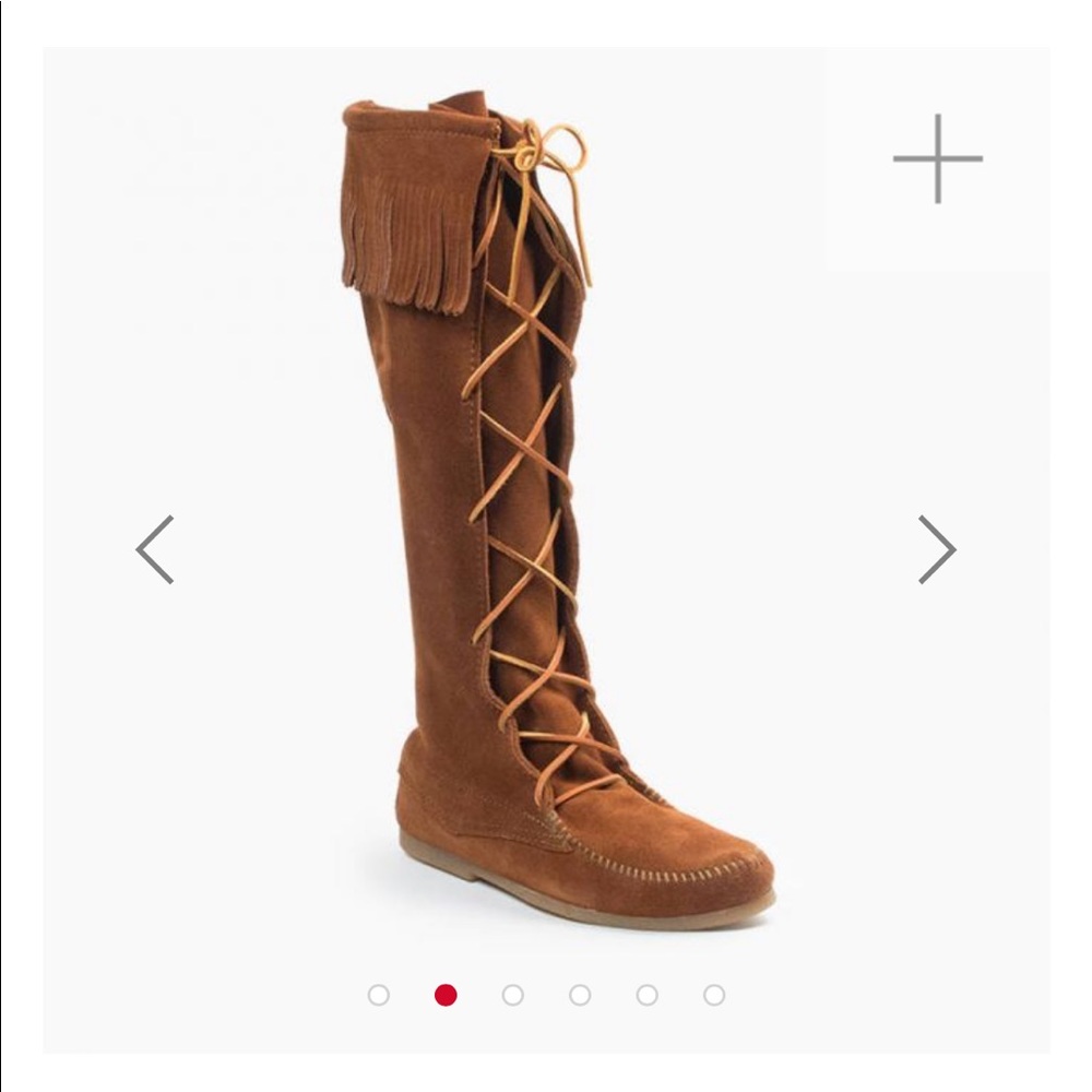 Minnetonka Men’s front lace knee high boot